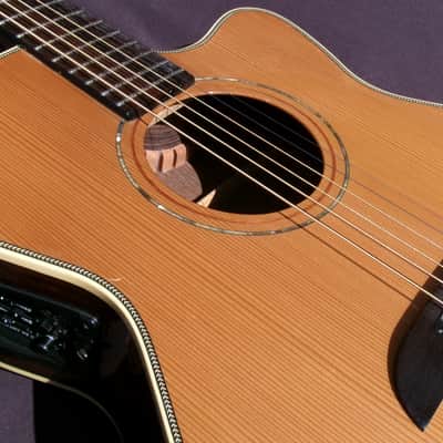 2009 Yairi WY-1 Bob Weir Model, Electric Acoustic Guitar with cutaway professional grade Natural+K Yairi Had Case plus more extras image 19