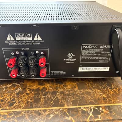 Insignia NS-R2001 - 2 Channel AM FM Stereo Receiver W/ Phono Input 200w Insignia NS-R2001 - 2 Channel AM FM Stereo Receiver W/ Phono Input 200w image 5