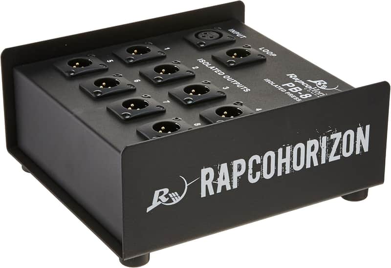 Rapco Horizon PB-8 1-Inout/8-Output Press Box image 1