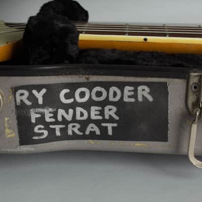 Fender Stratocaster owned and played by Ry Cooder Solid Body Electric Guitar, c. 1967, ser. #144953, road case. image 13