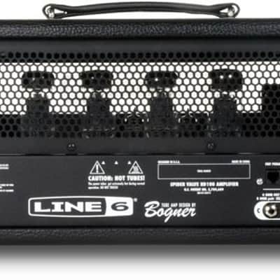 Line 6 Spider Valve HD100 100-Watt Digital Modeling Guitar Amp Head 2007 - 2009 - Black image 2