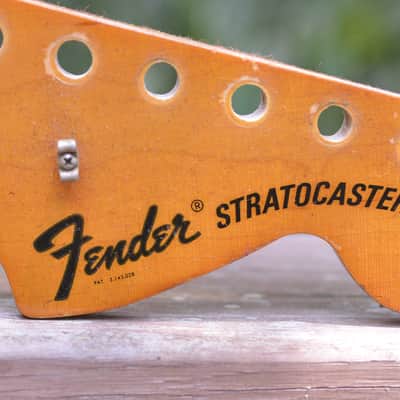 1972 Vintage Fender Stratocaster 3-Bolt NECK Maple Original Frets 1970's Strat Guitar image 16