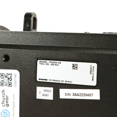 Shure PGXD24/SM58-X8 Digital Wireless Handheld System - X8 Band NO PSU CG011N5 image 10
