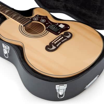 Gator Cases Deluxe Wood Case for Jumbo Acoustic Guitars (GW-JUMBO),Black image 5