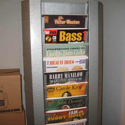 Hal Leonard Rotating Music Book Display Rack Holds 160 Books image 1