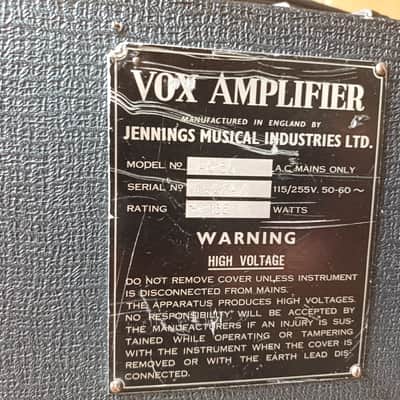 Vox AC-50/4 2-Channel 50-Watt Diode-Rectified Guitar Amp Head 1966 image 21