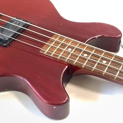 Greco TVB-65 c.1980s 32" Medium Scale Bass Guitar Mahogany w/Soft Case image 2