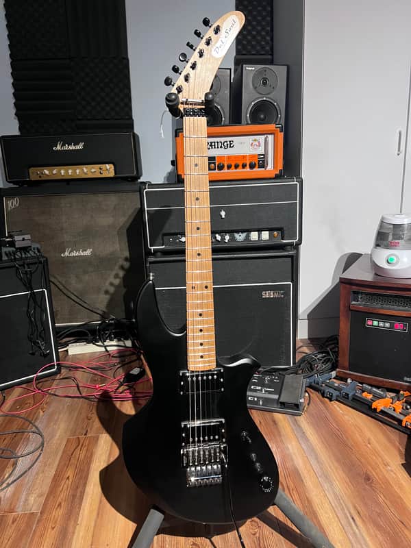 Warmoth / Musikraft Z Body 2021 - Matte Black Dimarzio Pickups image 1