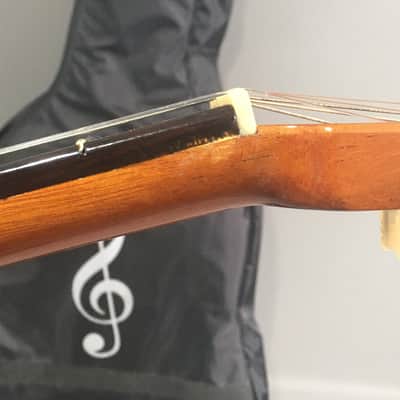 Vintage Jose Luis Velazquez Classical Nylon String Spanish Guitar Made in Mexico Solid Woods Original Case image 10