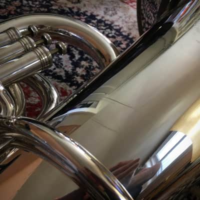 Besson Sovereign BE-981 Compensating EEb Tuba w/hard & soft cases image 8