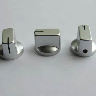8pcs Guitar Bass AMP Amplifiers Control Knobs in Chrome image 3