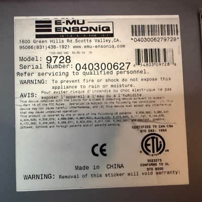 E-MU Systems Vintage Keys (keyboard) 2003 - Grey (plastic) image 7