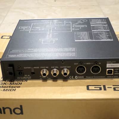 Roland GI-20 GK MIDI Interface USB guitar bass AC adapter Box Manual CD-ROM image 5