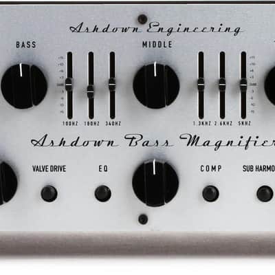 Ashdown UK-ABM-600-DR-EVO-IV UK Custom Shop Dual VU Rack Head – 600W Bass Amplifier w/Valve Drive & 9-Band EQ image 5
