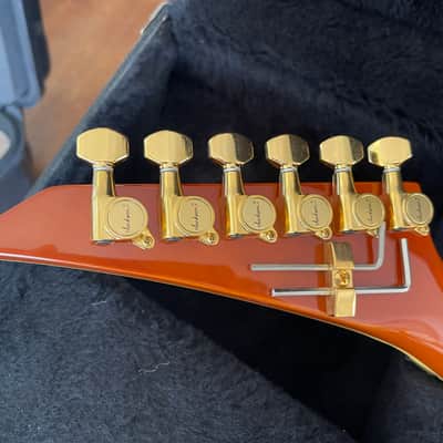 Jackson Archtop Soloist LTD 1991 Cherry Red Sunburst image 9