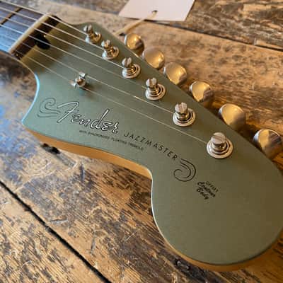 Fender Japan Very Rare 2023 Jasper Olive Metallic Hybrid II Jazzmaster w/ Matching Headstock image 10