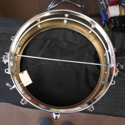 Vintage 1966 Ludwig USA Super Sensitive 5x14" Steel Snare Drum - ALL ORIGINAL image 7