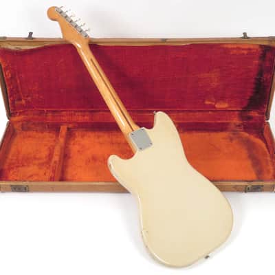 1957 Fender Musicmaster - Desert Sand - Anodized Pickguard - V Neck Profile image 3