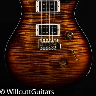 PRS Custom 24 Black Gold Wraparound 10 Top (060) image 3