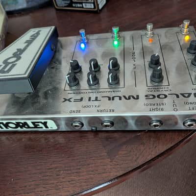 Morley AFX-1 Analog Multi FX 2022 - Present - Spun Stainless Steel image 3