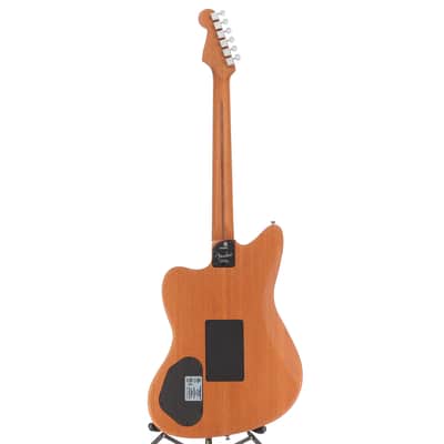 Fender Certified Pre-Owned American Acoustasonic Jazzmaster All-Mahogany, Ebony Fingerboard, Bourbon Burst (M11) (1705A) image 6