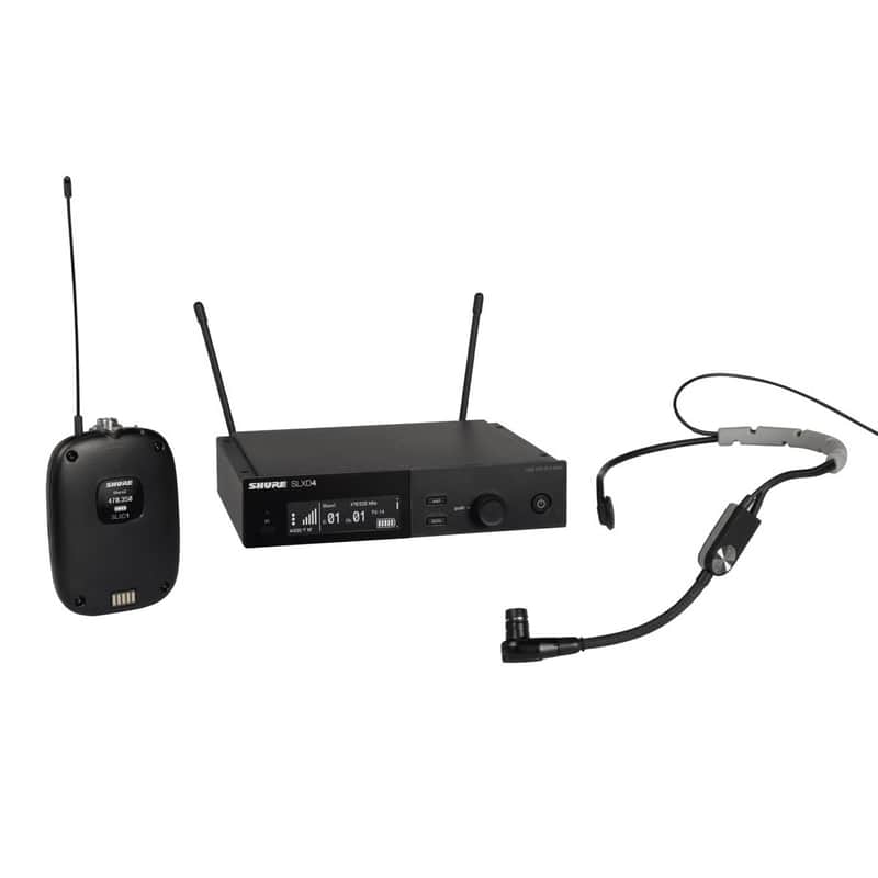 Shure SLXD14/SM35-G58 Wireless System with SLXD1 Bodypack Transmitter and SM35 Headset Microphone image 1