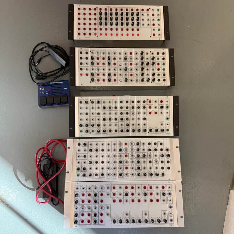 Complete 5-Piece Serge Modular Synthesizer Panel System image 1