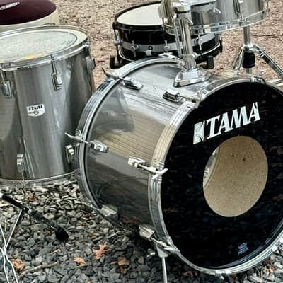 Tama Vintage swingstar 22/16/13/12 80s - Gun metal chrome image 6
