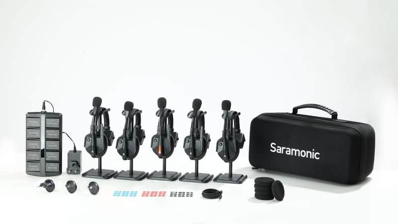 Saramonic WiTalk9 WT5S  Full Duplex Wireless Intercom Headset System image 1