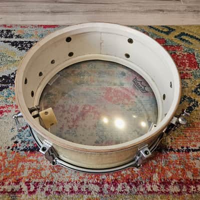 Ludwig Pioneer 14x5" 3-ply Snare Drum in Silver Sparkle - 1960s - No Badge or Vent Hole image 12