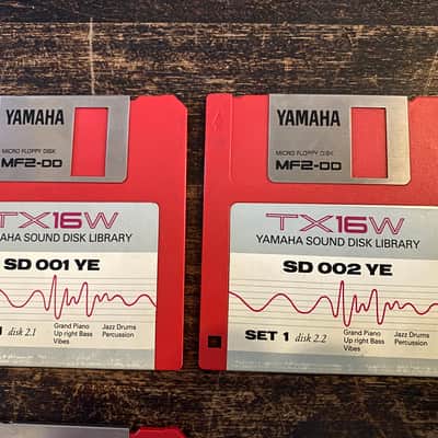 Yamaha TX16W Parts Floppy Drive & Sound Library Manual image 3