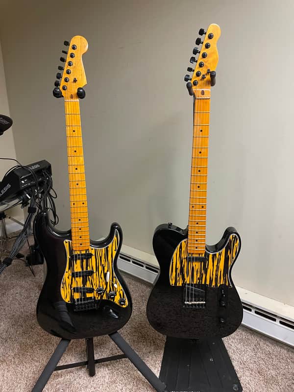 Strat and Tele - Black Custom