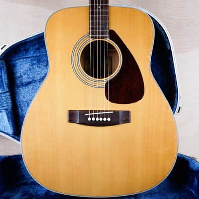 Yamaha FG-240 MIJ 1970s Natural Vintage Made in Japan W/ Hard Case image 1