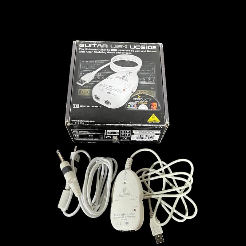 Behringer Guitar Link UCG102 Guitar-to-USB Audio Interface -x11105 image 1