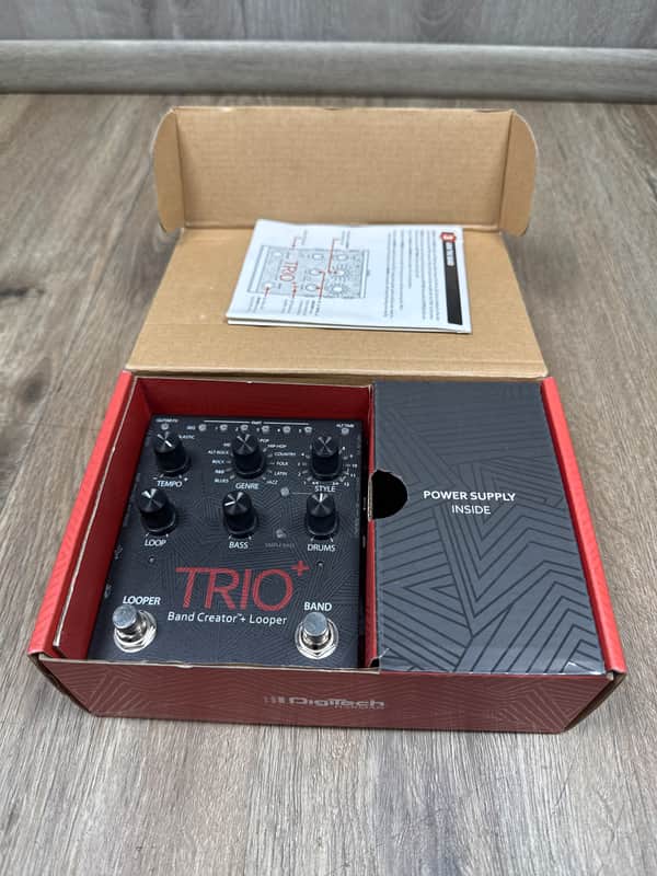 DigiTech TRIO Plus Band Creator + Looper 2010s - Black image 1