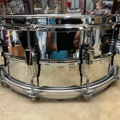 Ludwig LM402 6.5”x14” Supraphonic Snare Drum - Chrome Over Aluminum image 9