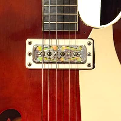 Harmony H53 Rocket 1959 - 1967 - Red Sunburst image 3