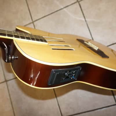 Thin body acoustic electric guitar image 3