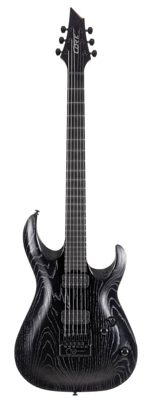 Cort KX700 EverTune Open Pore Black, Seymour Duncan Sentient & Nazgûl Humbucker Set image 1
