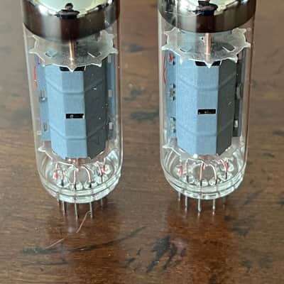 JJ Electronic EL84 Power Tube Apex Matched Pair 2010s - Clear Glass image 2