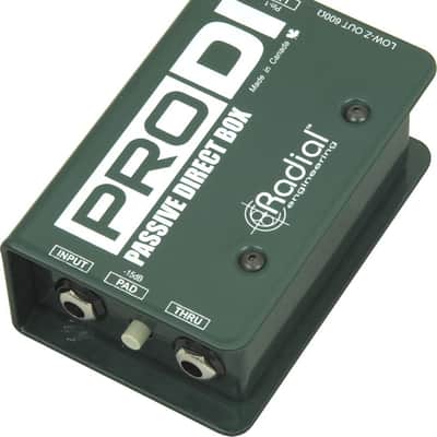Radial Engineering ProDI Passive Instrument Direct Box DI w/ Mic Cable image 7