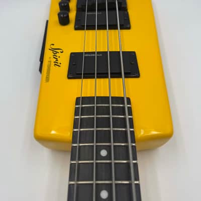 Spirit by Steinberger Headless Bass w/ Bag- Yellow image 6