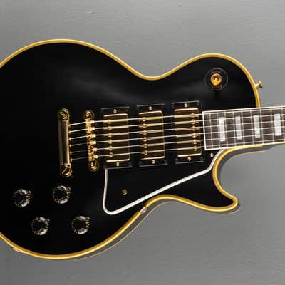 Gibson Custom Shop 1957 Les Paul Custom Reissue - VOS Ebony 3-Pickup image 1