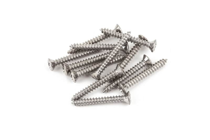 Fender 002-1422-049 Bass / Telecaster Bridge / Strap Button Mounting Screws (12) image 1