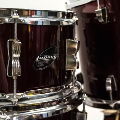 Ludwig Accent CS Combo Wine Red Drum Set 12/13/16/22/14 image 10