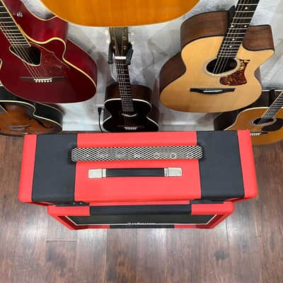 Splawn Pro Stock 100 "Marshall Super Lead" Style 100-watt Amp Head- Red image 8