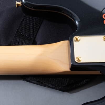 2025 Fender MIJ Japan Traditional 60s Precision P Bass Black Pearl Matching Headstock Gig Bag image 10