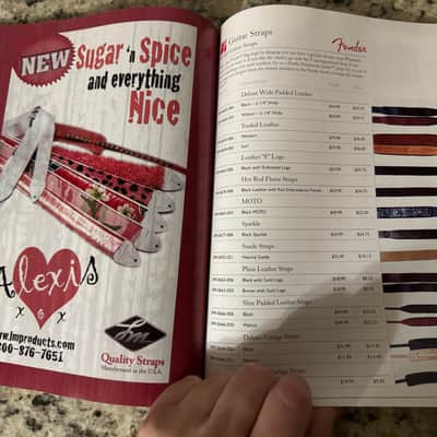 Fender Product Guide Accessories 2006 Gretsch Jackson Fender Blender Gig FX Keeley Visual sound Diaz squareface Texas Ranger Rat Pickups Bigsby image 16