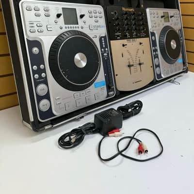 Stanton C.314 Tabletop CD Player MP3 x 2 + Numark Pro SM-1 Mixer w/ Case 2006 - Silver image 2