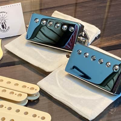 General Vintage Tone  PAF humbucker set Hand wound Peter green Tones ! Hand wound with true buffer p image 6